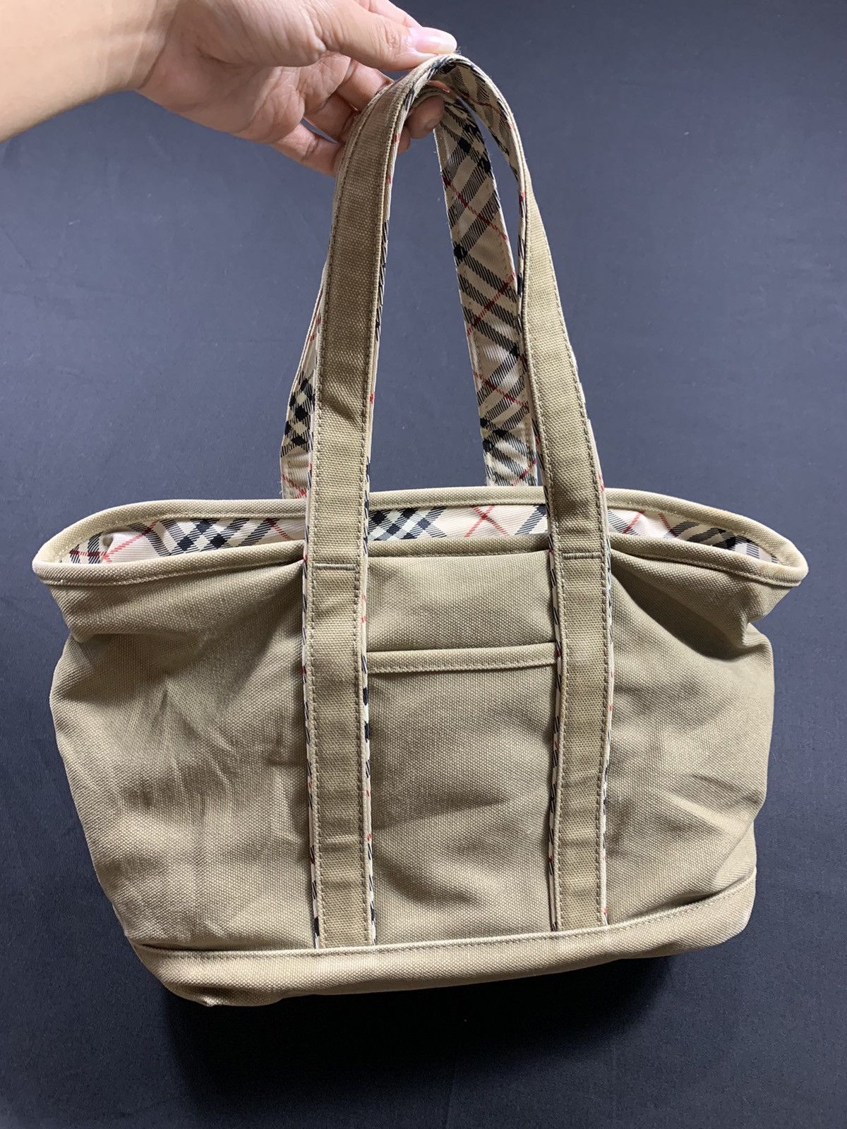 Burberry BURBERRYS CANVAS NOVA CHECK BAG Size ONE SIZE - 2 Thumbnail