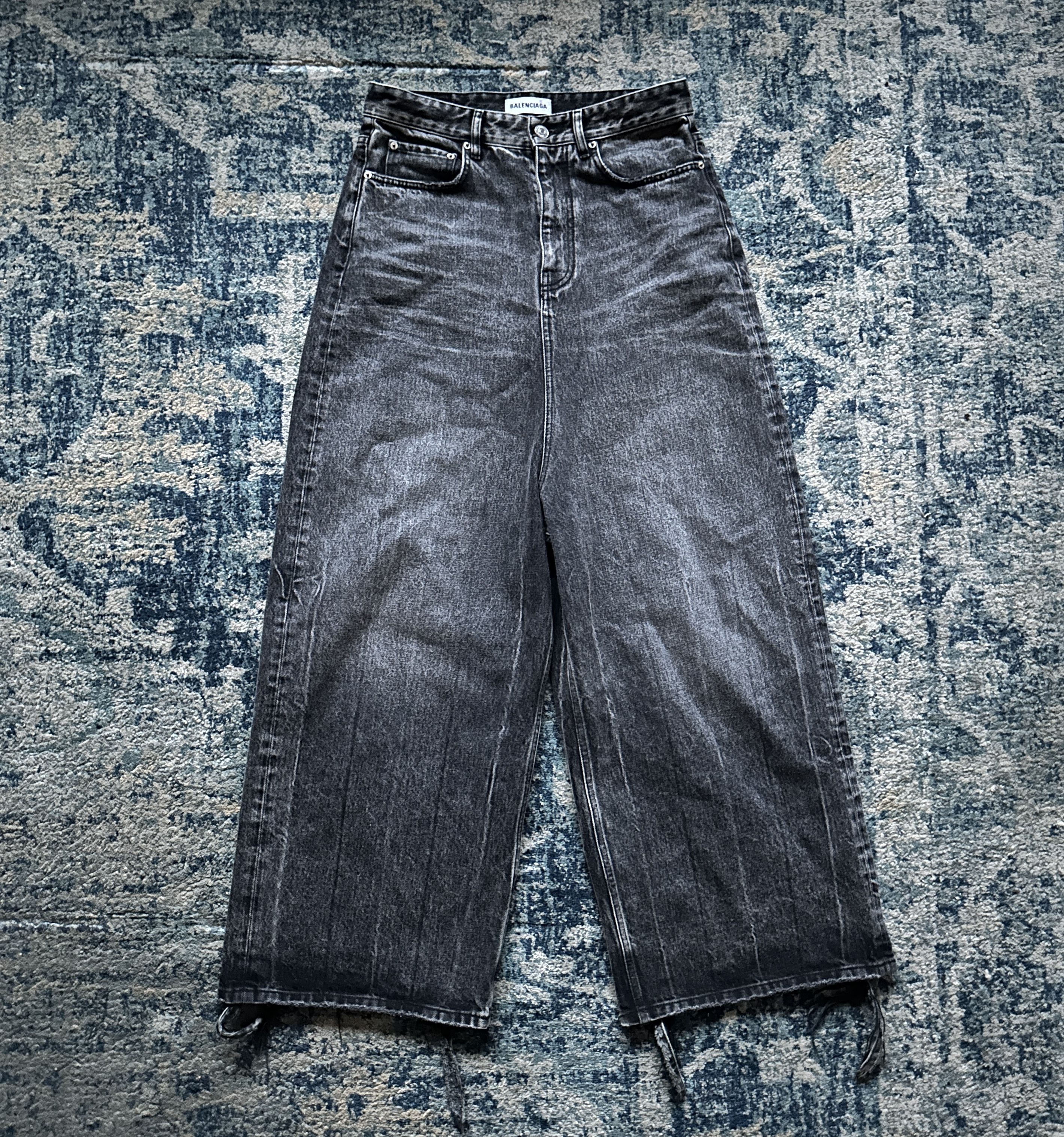 Balenciaga Balenciaga Lost Tape Baggy Low Crotch Jeans | Grailed