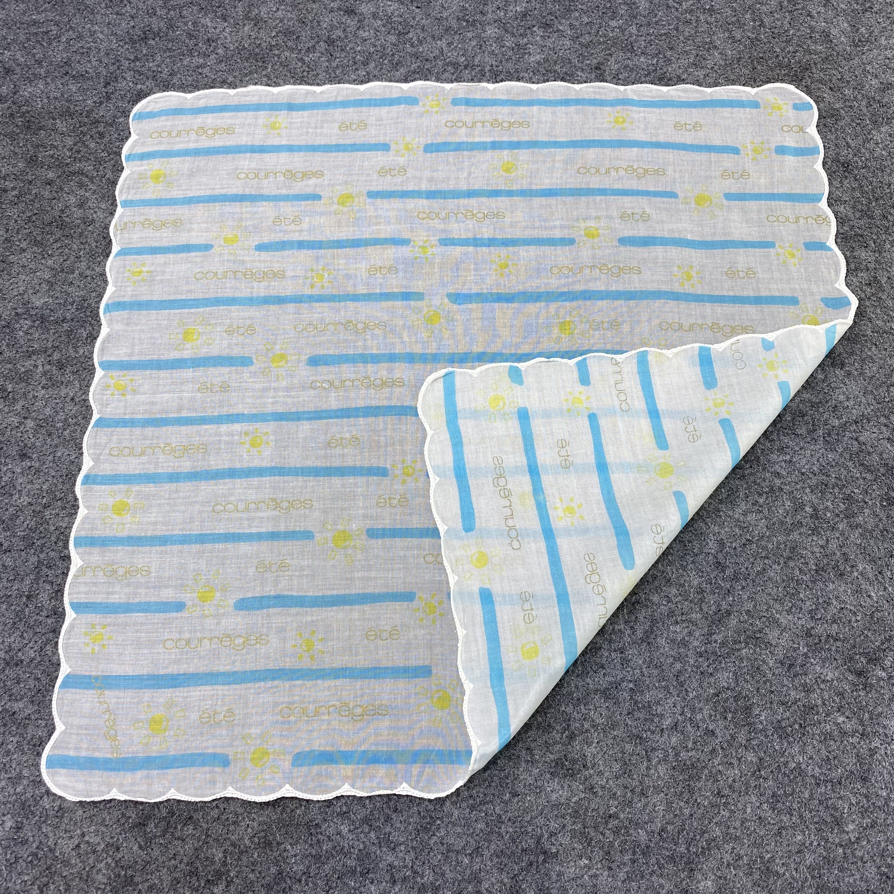 Courreges Courreges Handkerchief Neckerchief Bandana-B1909 Size ONE SIZE - 5 Thumbnail