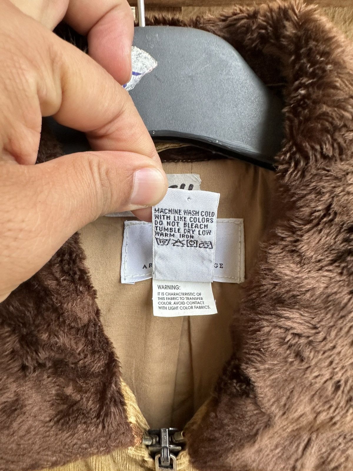 Armani Exchange Vintage Armani Exchange Curdoroy Sherpa Jacket Size US S / EU 44-46 / 1 - 6 Thumbnail