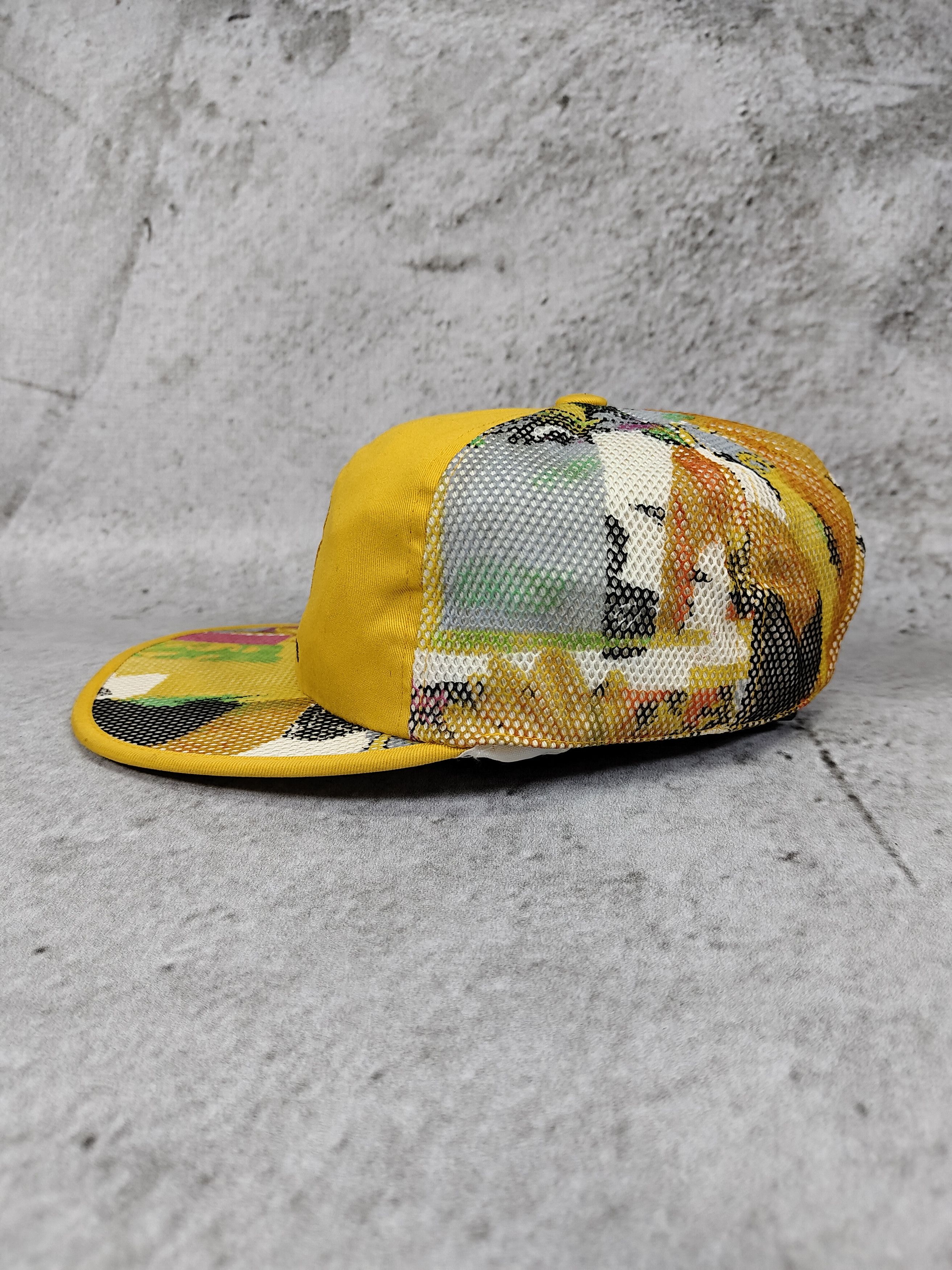 Adidas 90s Adidas Trefoil- Sunflower Embroidered Mesh Panel Caps Size ONE SIZE - 5 Thumbnail