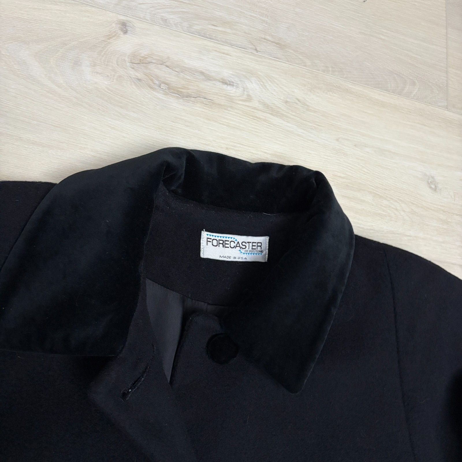 Other VINTAGE WOOL Forecaster Boston Winter Business Pea Coat 10 Size L / US 10 / IT 46 - 4 Thumbnail