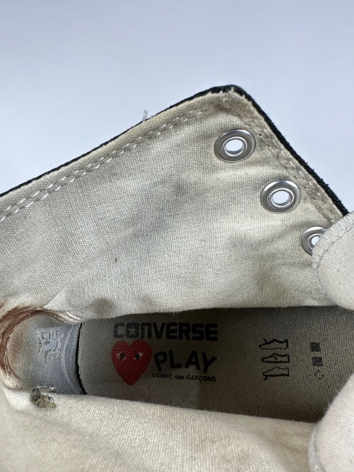 Comme des Garcons Comme Des Garçons x Chuck Taylor Converse All Star Hi Top Size US 10 / EU 43 - 23 Thumbnail