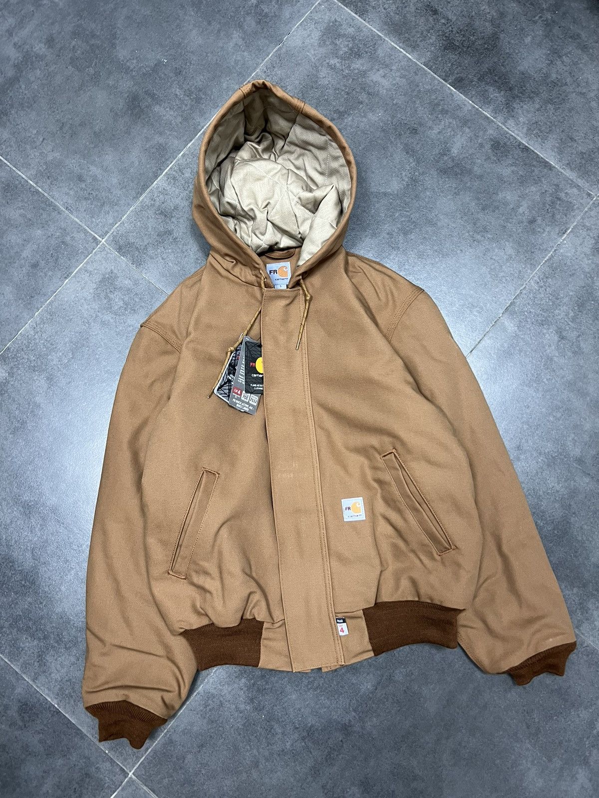image of Carhartt Active Jacket in Brown, Men's (Size Medium)