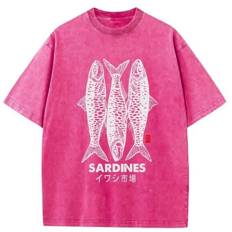 Vintage Chill Vibes Fish Graphic Tee Size US XL / EU 56 / 4 - 1 Preview