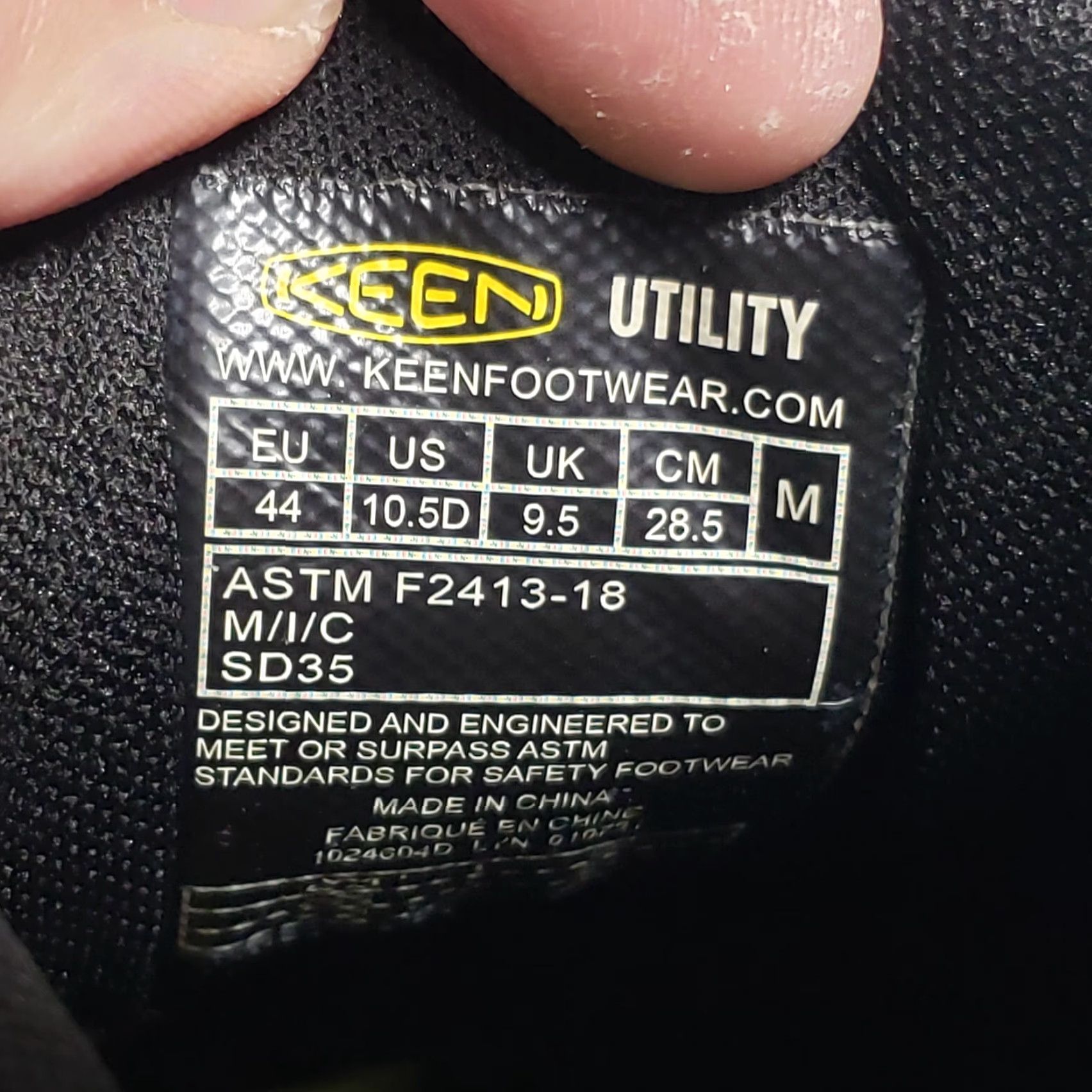 KEEN KEEN Dry Steel Toe Utility Waterproof Boots Mens 10.5 D Adult Boots Black KEEN F2413-18 Shoes Size US 10 / EU 43 - 7 Thumbnail