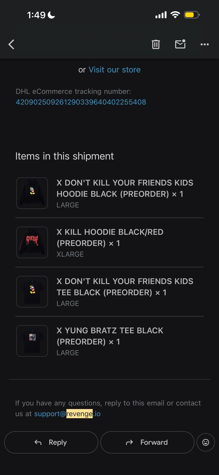 Revenge Revenge don’t kill your friends kid! Size US L / EU 52-54 / 3 - 3 Thumbnail