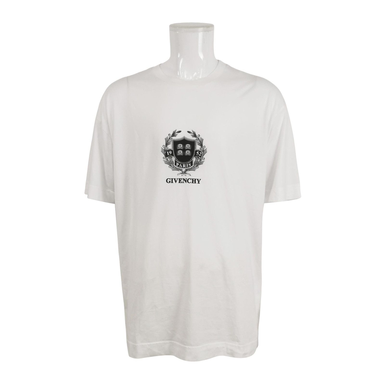 Givenchy Givenchy Crest Logo Cotton T-Shirt US L Size US L / EU 52-54 / 3 - 1 Thumbnail