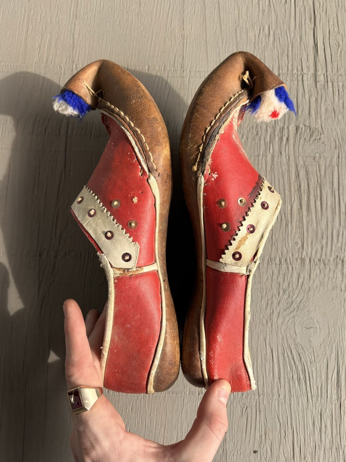 Other Antique Tsarouchi Greek National Guard Moccasin Pom Pom Loaf Size US 8 / EU 41 - 15 Thumbnail