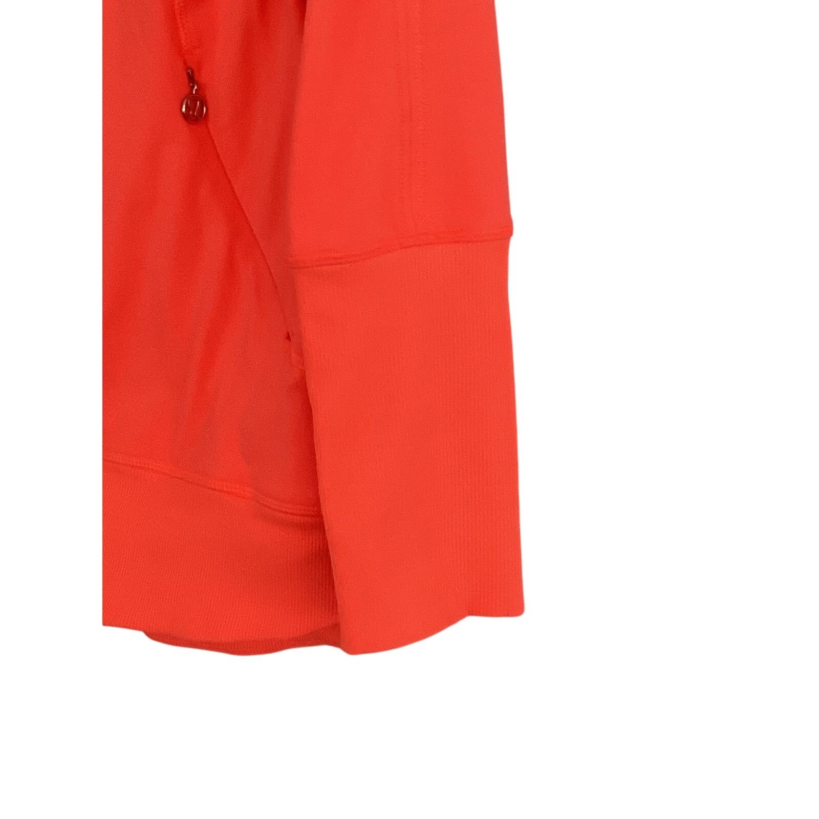 Lululemon Lulu Lemon Activewear Orange Athletica Jacket Size 8 wm Size M / US 6-8 / IT 42-44 - 7 Thumbnail