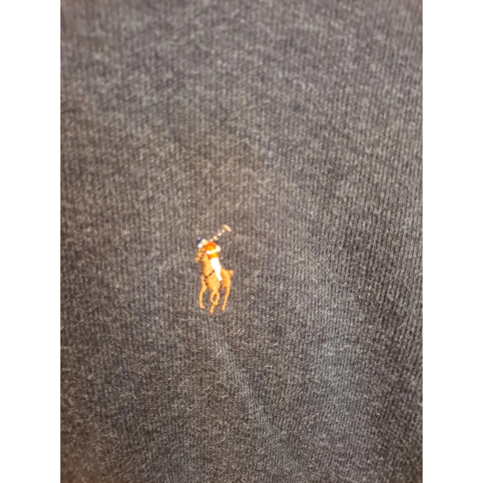 Polo Ralph Lauren Polo by Ralph Lauren 1/4 Zip Estate Rib Gray Sweater Size La Size US L / EU 52-54 / 3 - 2 Thumbnail
