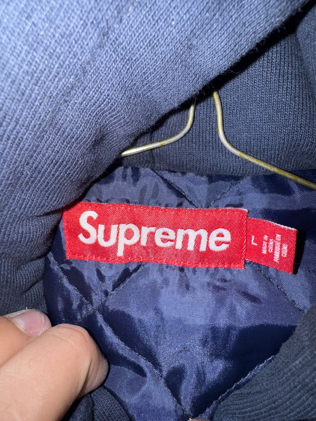 Supreme Supreme patches hooded zip up shirt Size US XL / EU 56 / 4 - 5 Thumbnail