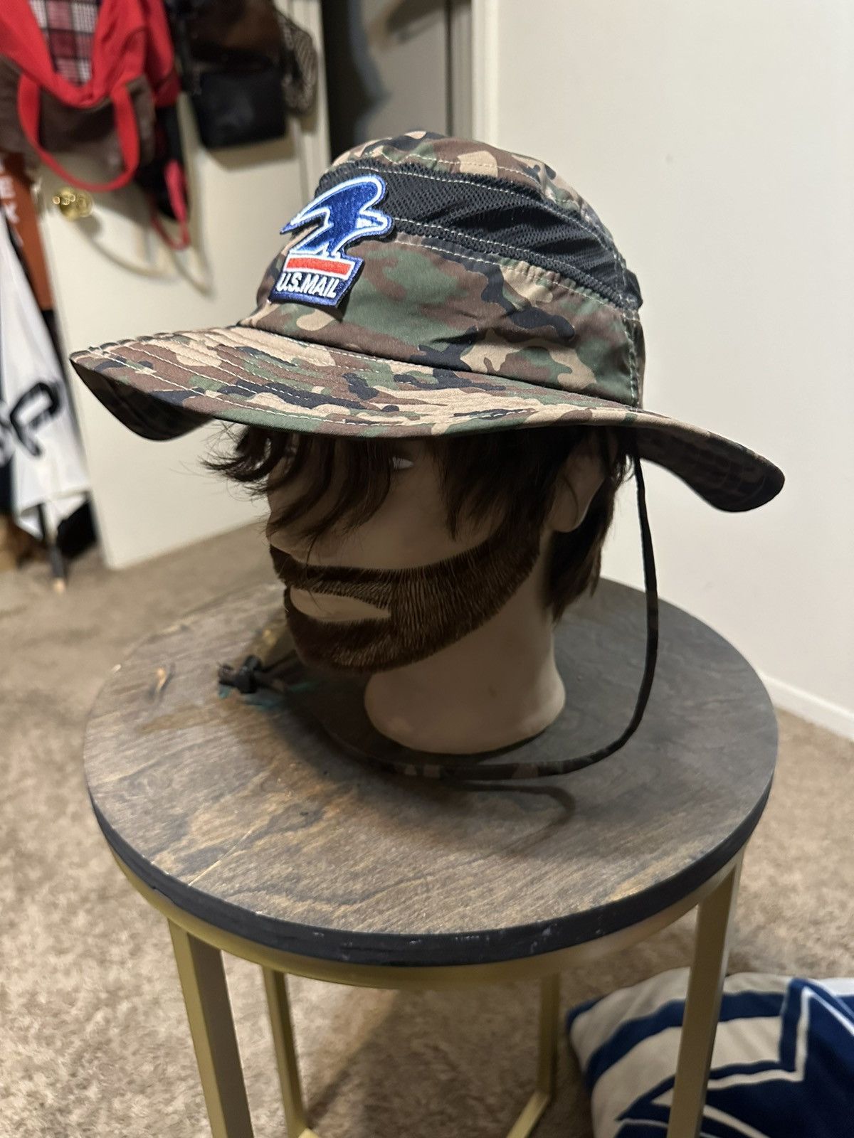 Anti Social Social Club Vintage USPS Mailman “camouflage” bucket hat 90s Size ONE SIZE - 6 Thumbnail