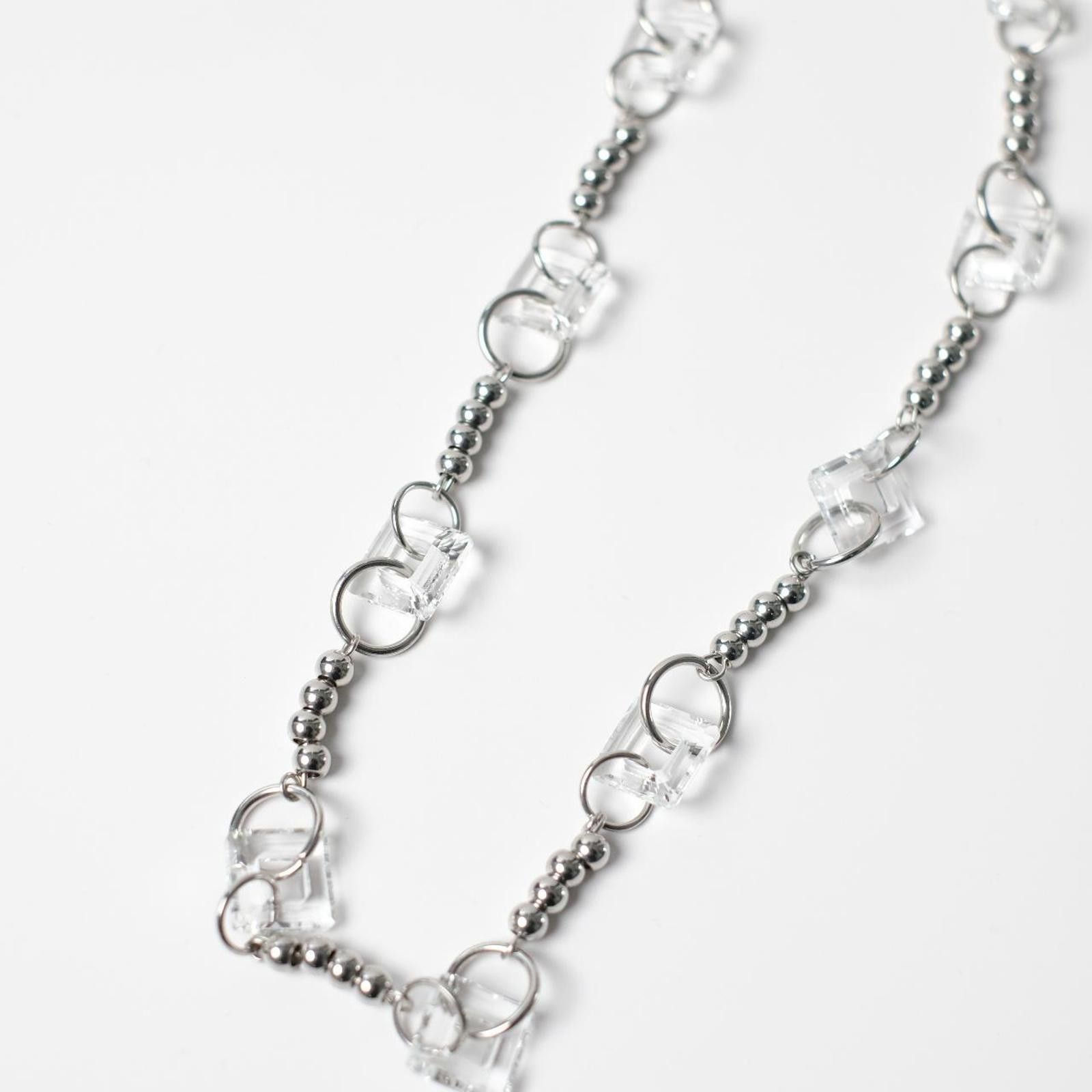 Other Handmade Metallic Crystal Chain Necklace Size ONE SIZE - 3 Thumbnail