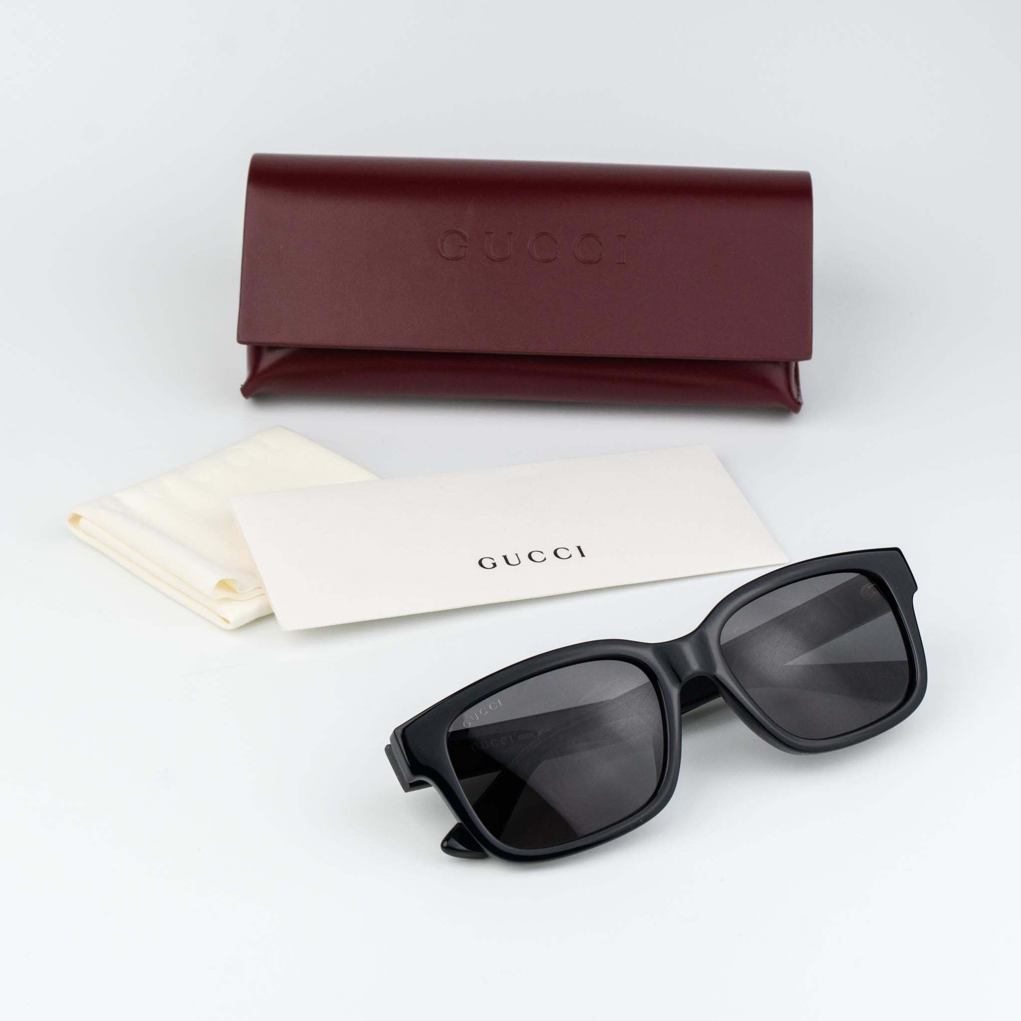 Gucci Gucci Men Sunglasses Black Square GG1583S 001 NEW AUTHENTIC Size ONE SIZE - 8 Thumbnail
