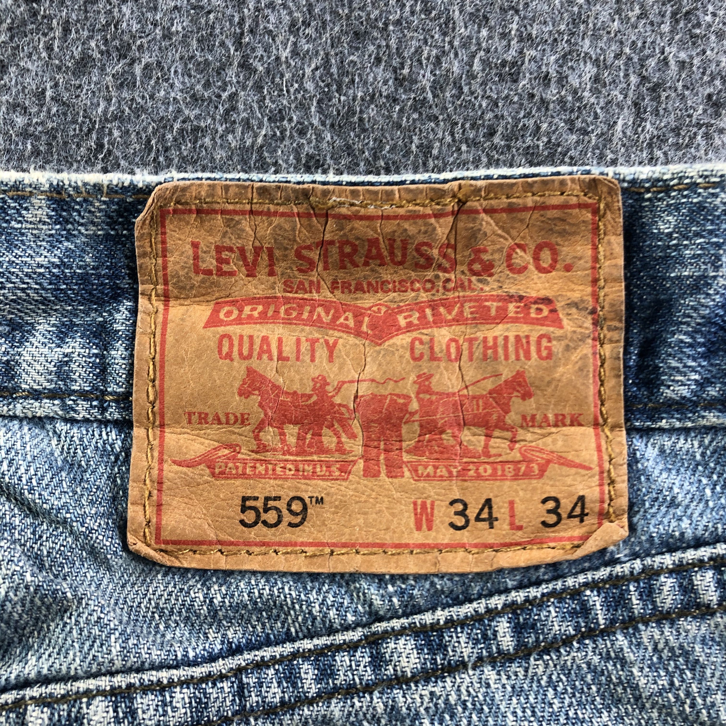 Levi's Vintage Levis 559 Jeans-J3291 Size US 37 - 5 Thumbnail