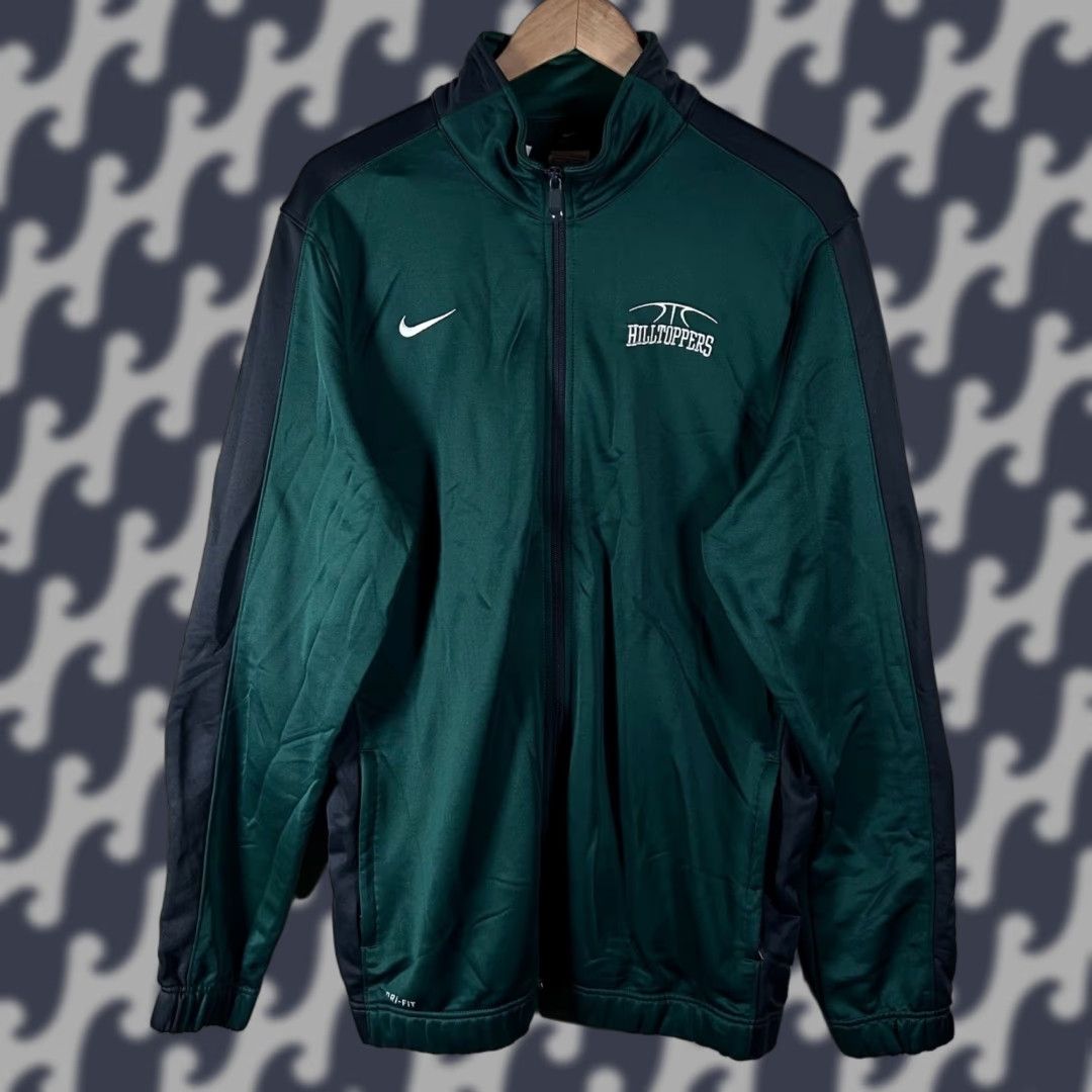 Nike Nike Dri-Fit Hilltoppers Basketball Full Zip Track Jacket Mens LT Green Size US L / EU 52-54 / 3 - 1 Thumbnail