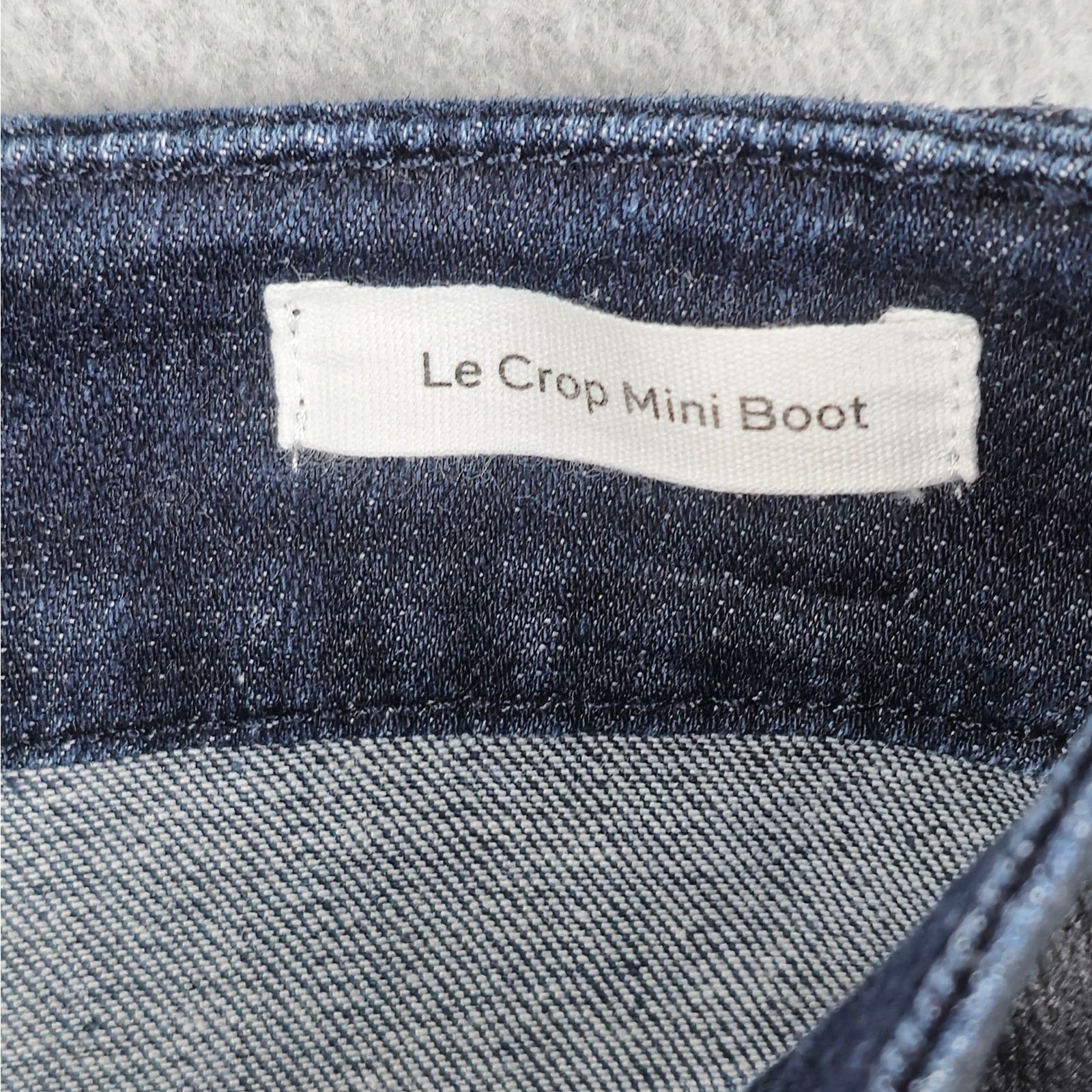 Frame Frame 29 Epicure Black Coated Le Crop Mini Boot Jean LCMB899 Size 28" / US 6 / IT 42 - 11 Thumbnail