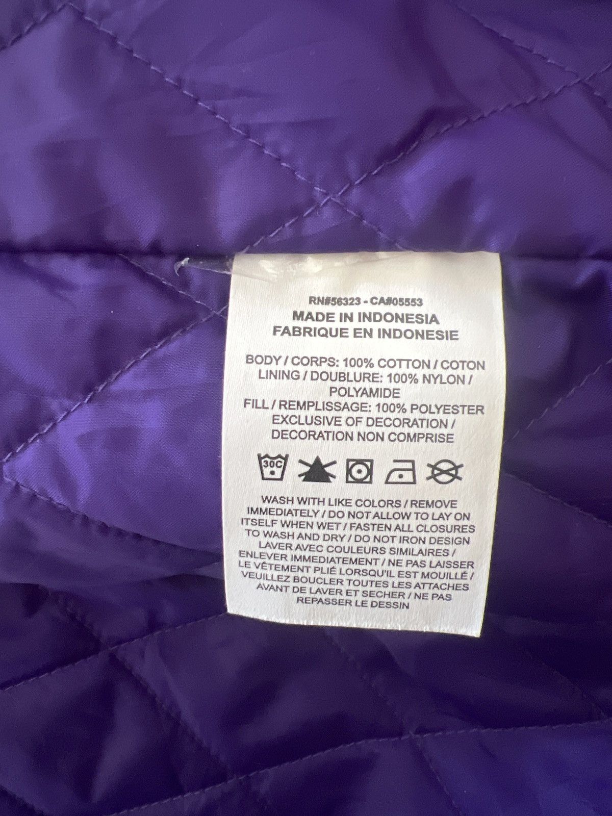 Nike × Supreme Supreme Nike corduroy purple zip up Size US M / EU 48-50 / 2 - 6 Thumbnail