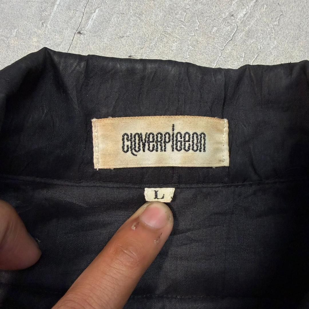 Japanese Brand VINTAGE Clover Pigeon Japanese Designer Work Jacket Black L Size US L / EU 52-54 / 3 - 12 Thumbnail