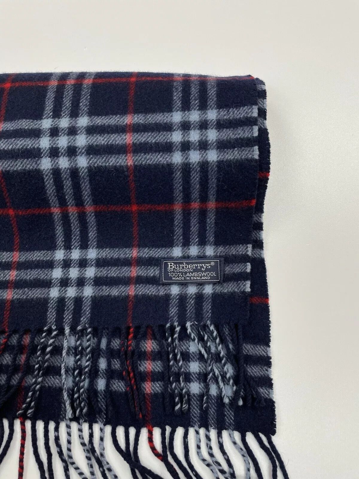 Burberry VINTAGE BURBERRYS BURBERRY WOOL LAMBSWOOL SCARF NOVA CHECK Size ONE SIZE - 4 Thumbnail