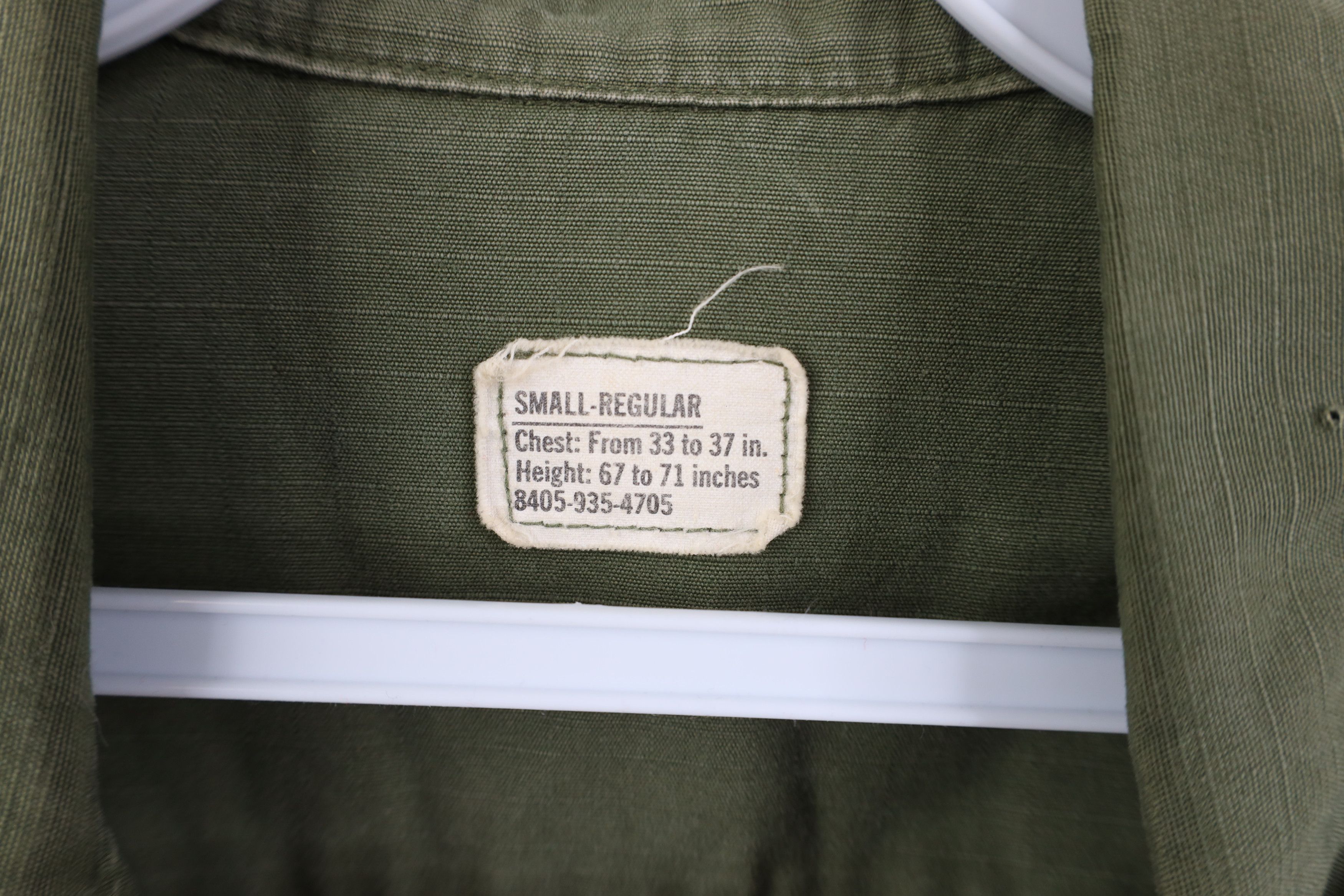 Vintage Vintage 60s Vietnam War USGI 107 Ripstop Coat Jacket USA Size US S / EU 44-46 / 1 - 7 Thumbnail
