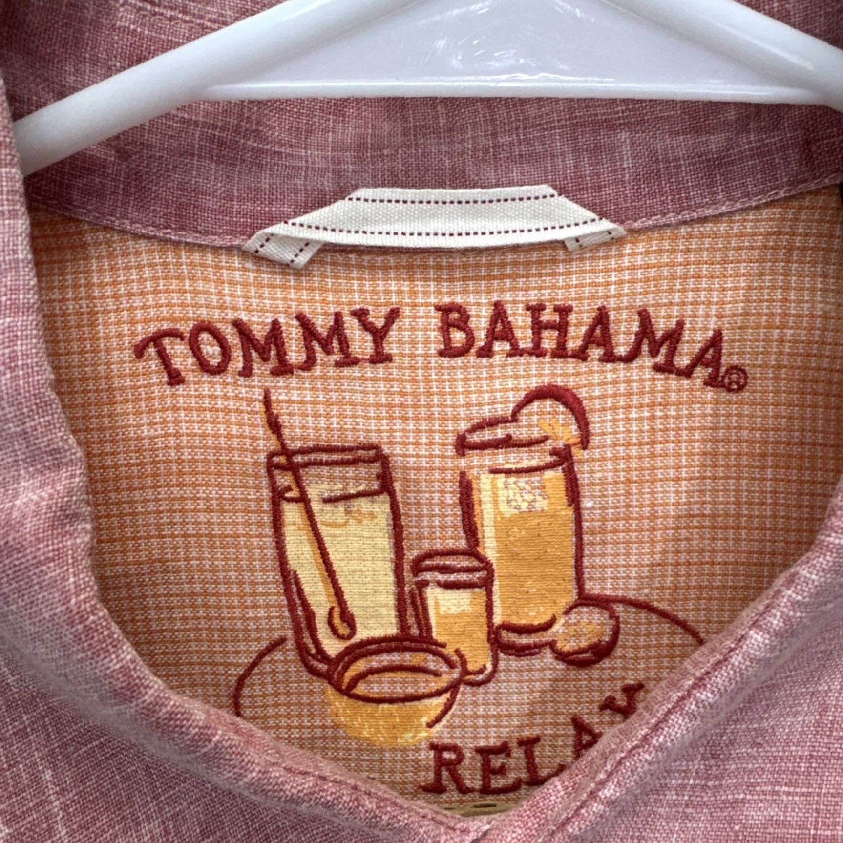 Tommy Bahama Tommy Bahama Shirt Mens Large Relax 100% Linen Button Up Long Sleeve Beach Size US L / EU 52-54 / 3 - 2 Thumbnail