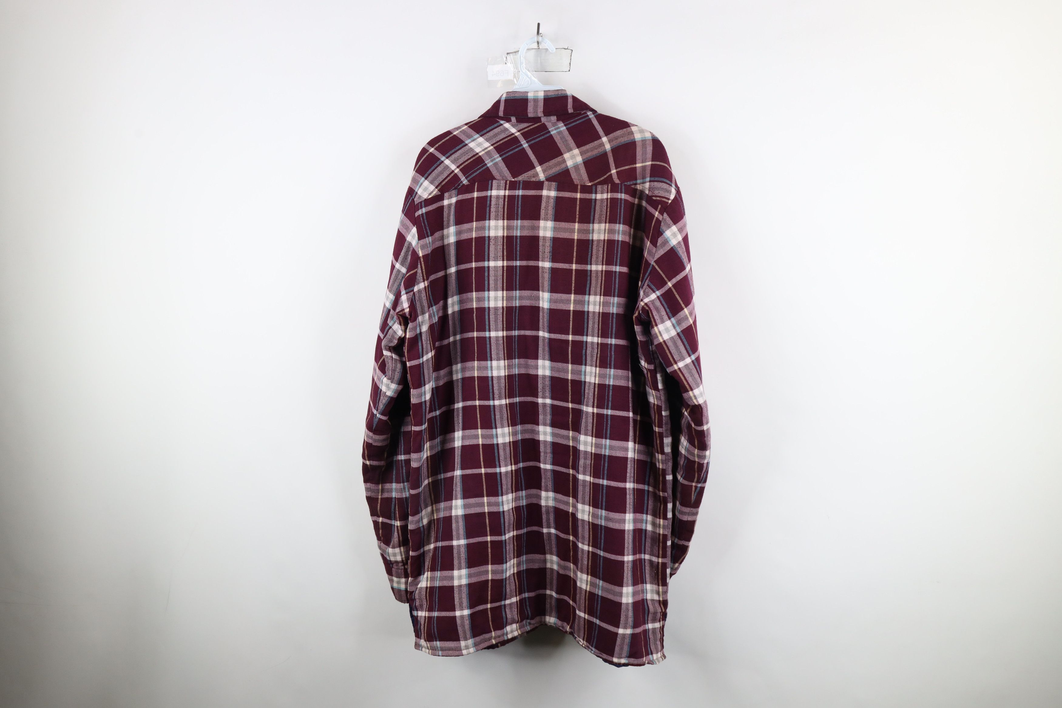 Vintage Vintage 90s Streetwear Flannel Shirt Jacket Jac Shirt Size US XXL / EU 58 / 5 - 12 Thumbnail