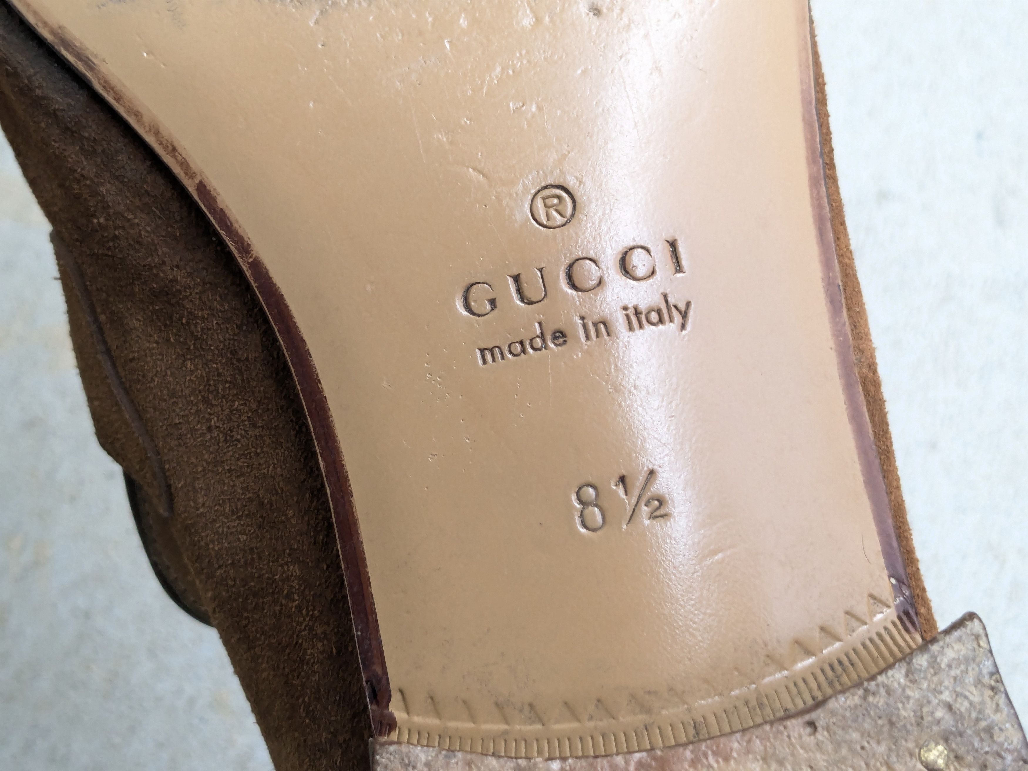 Gucci Gucci Interlocking G Loafers Brown Suede 9 Web Horsebit Size US 9 / EU 42 - 18 Thumbnail