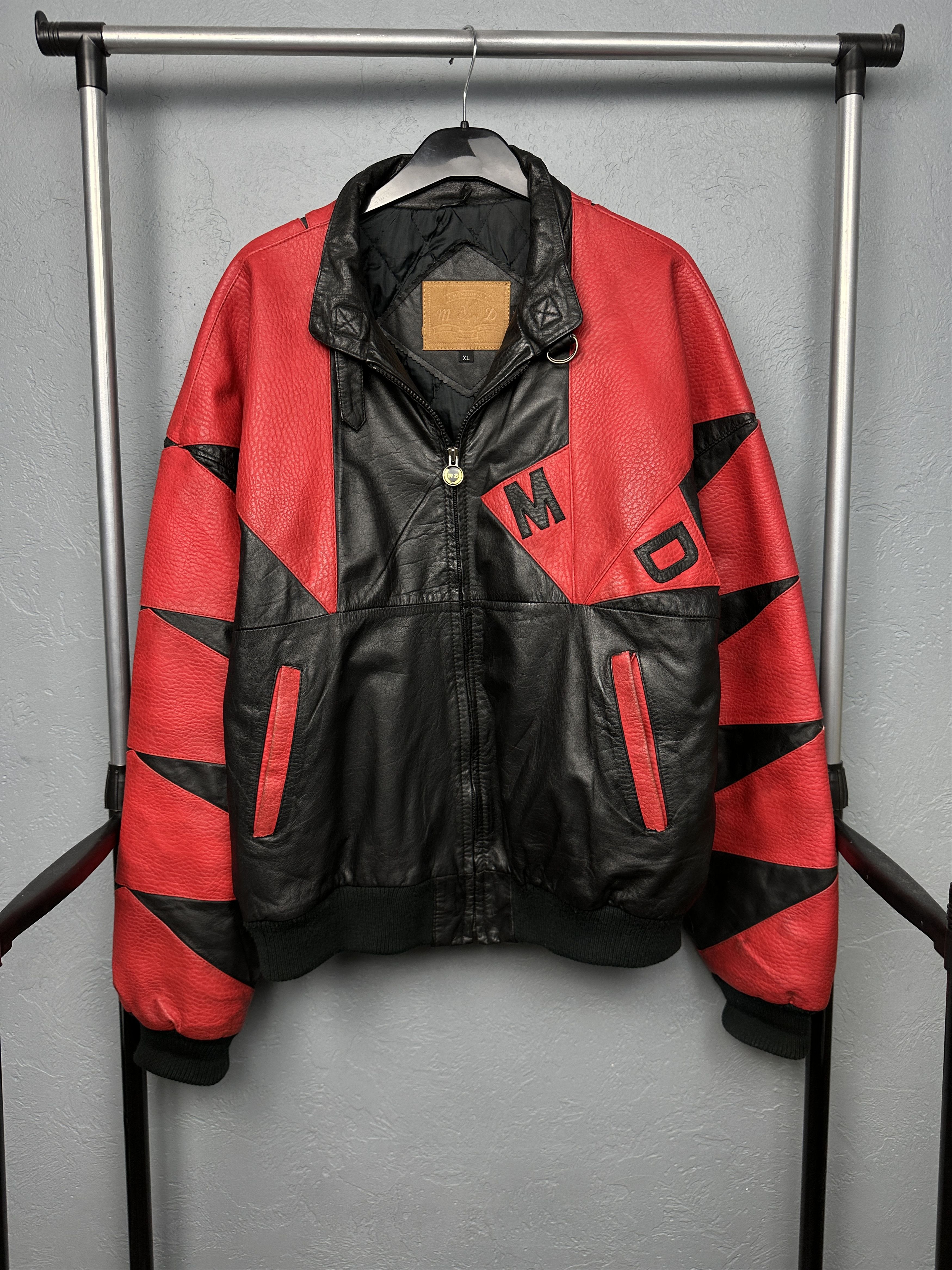 Other M&D Vintage Mens Genuine Leather Jacket Size US XL / EU 56 / 4 - 3 Thumbnail