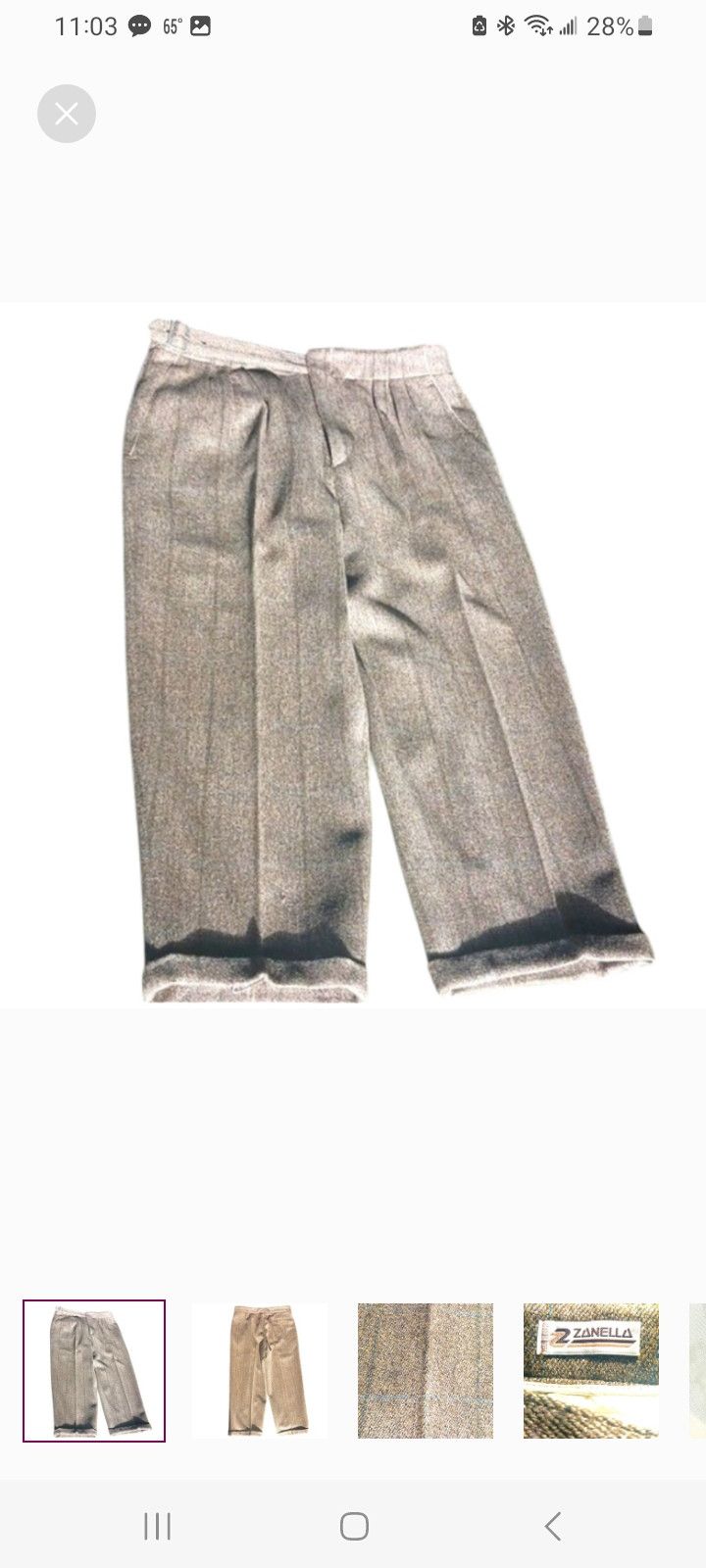 Zanella Zanella Pure Wool Pants Size US 32 / EU 48 - 1 Thumbnail