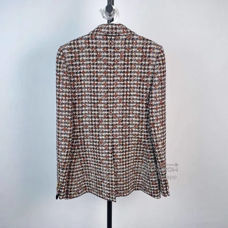 Louis Vuitton Louis Vuitton Tweed blazer jacket Size XXS / US 00 / IT 34 - 6 Thumbnail