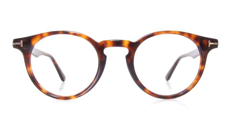 image of Tom Ford Tf5557-B 052 Blue Control Dark Havana Glasses,48Mm, Men's