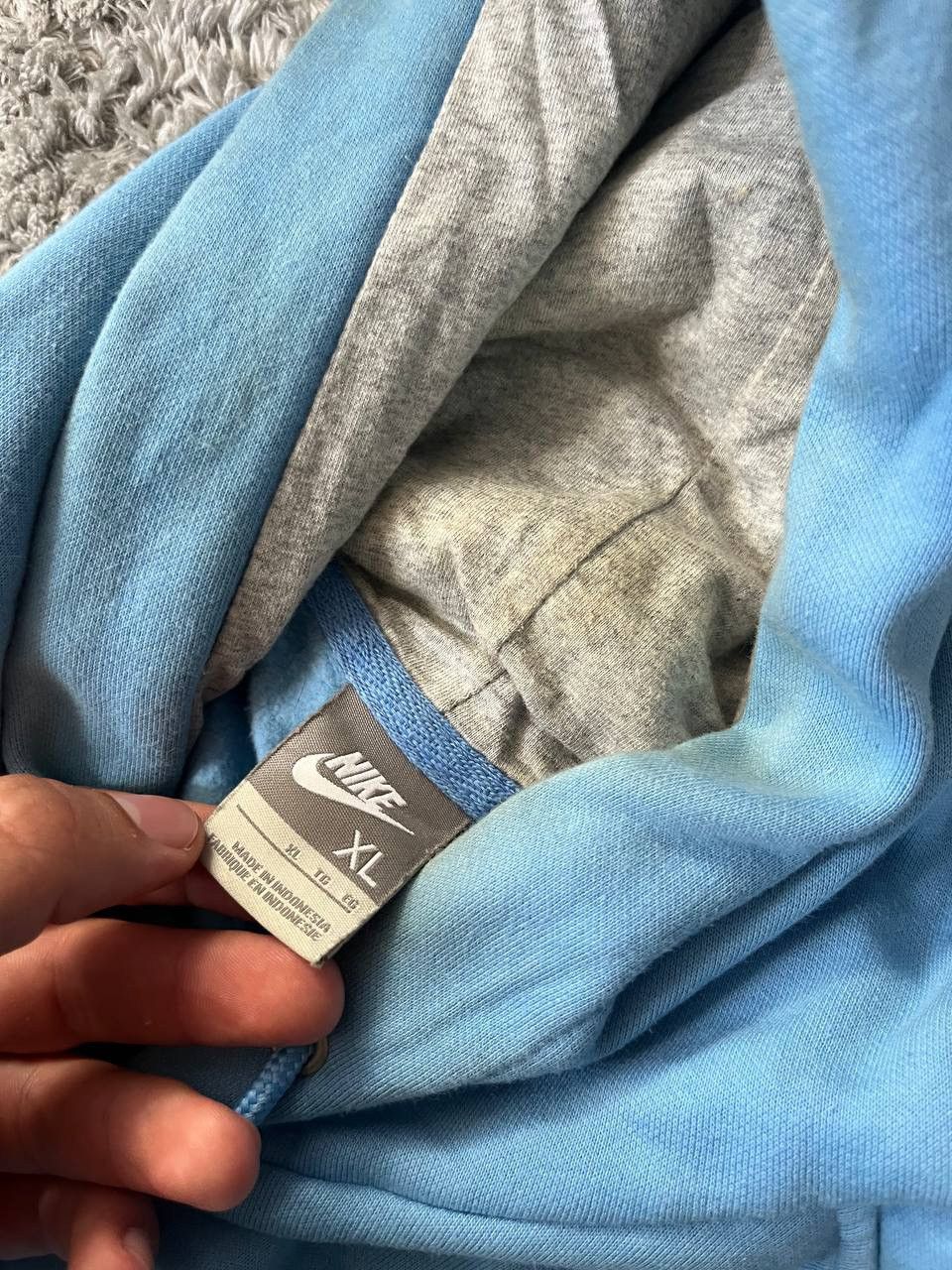 Nike × Vintage 00s Nike Hoodie Vintage Streetwear Logo Swoosh Rare Size US XL / EU 56 / 4 - 6 Thumbnail