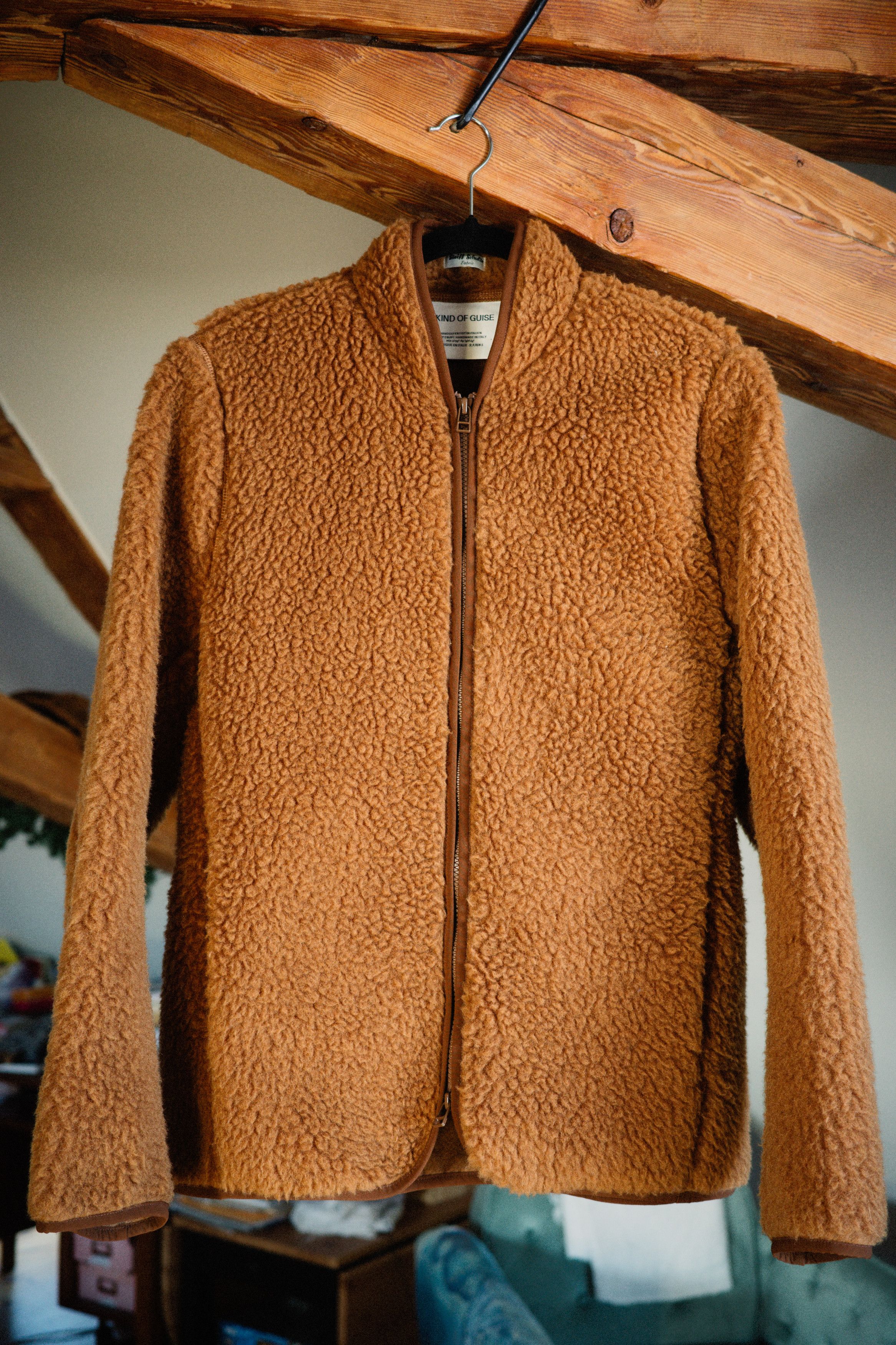 A Kind Of Guise Floki Fleece Jacket Caramel AW23 Size US S / EU 44-46 / 1 - 2 Thumbnail