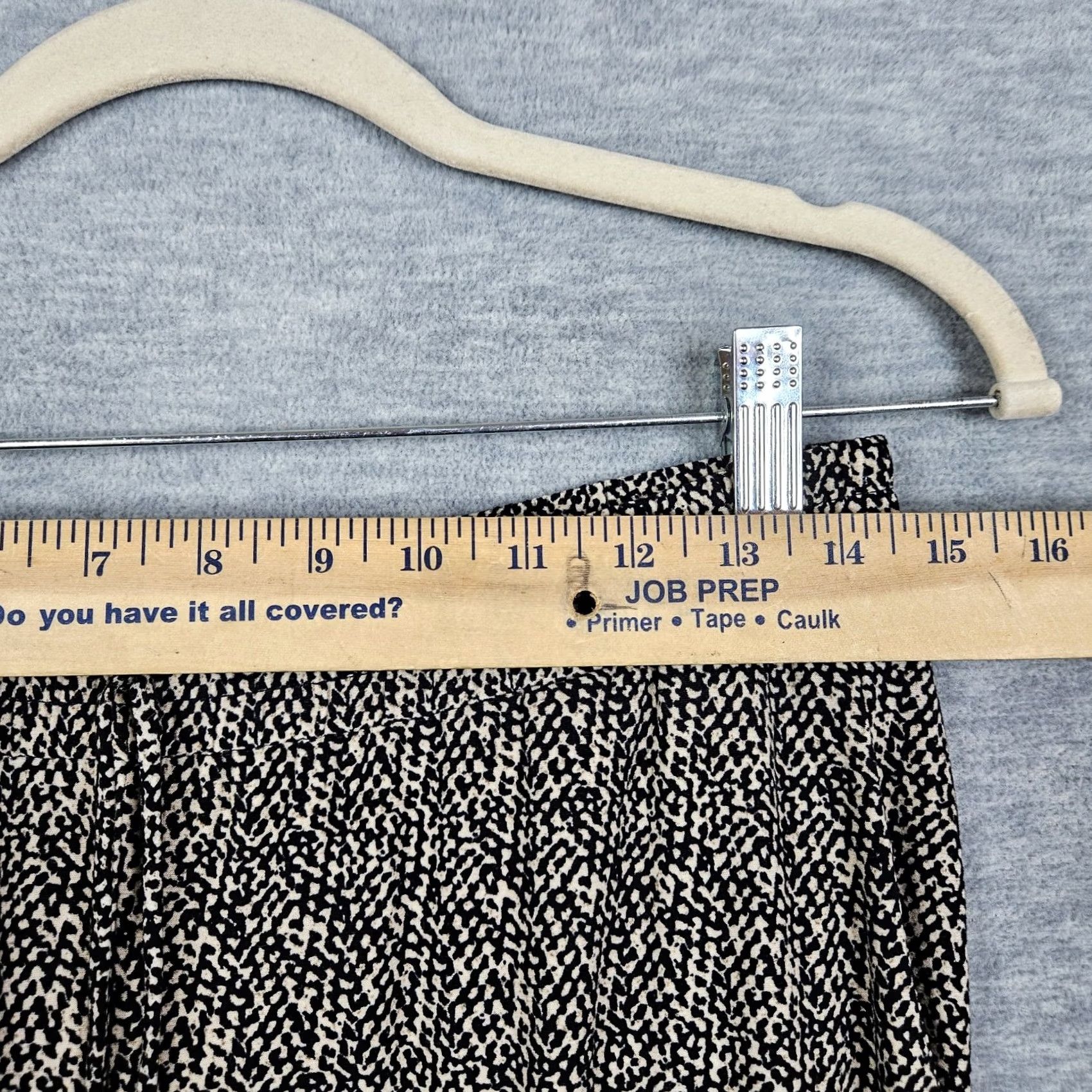 Vintage Veronica M Women’s Black White Pattern Printed Pockets Elastic waist Jogger Sz M Size 32" / US 10 / IT 46 - 6 Thumbnail