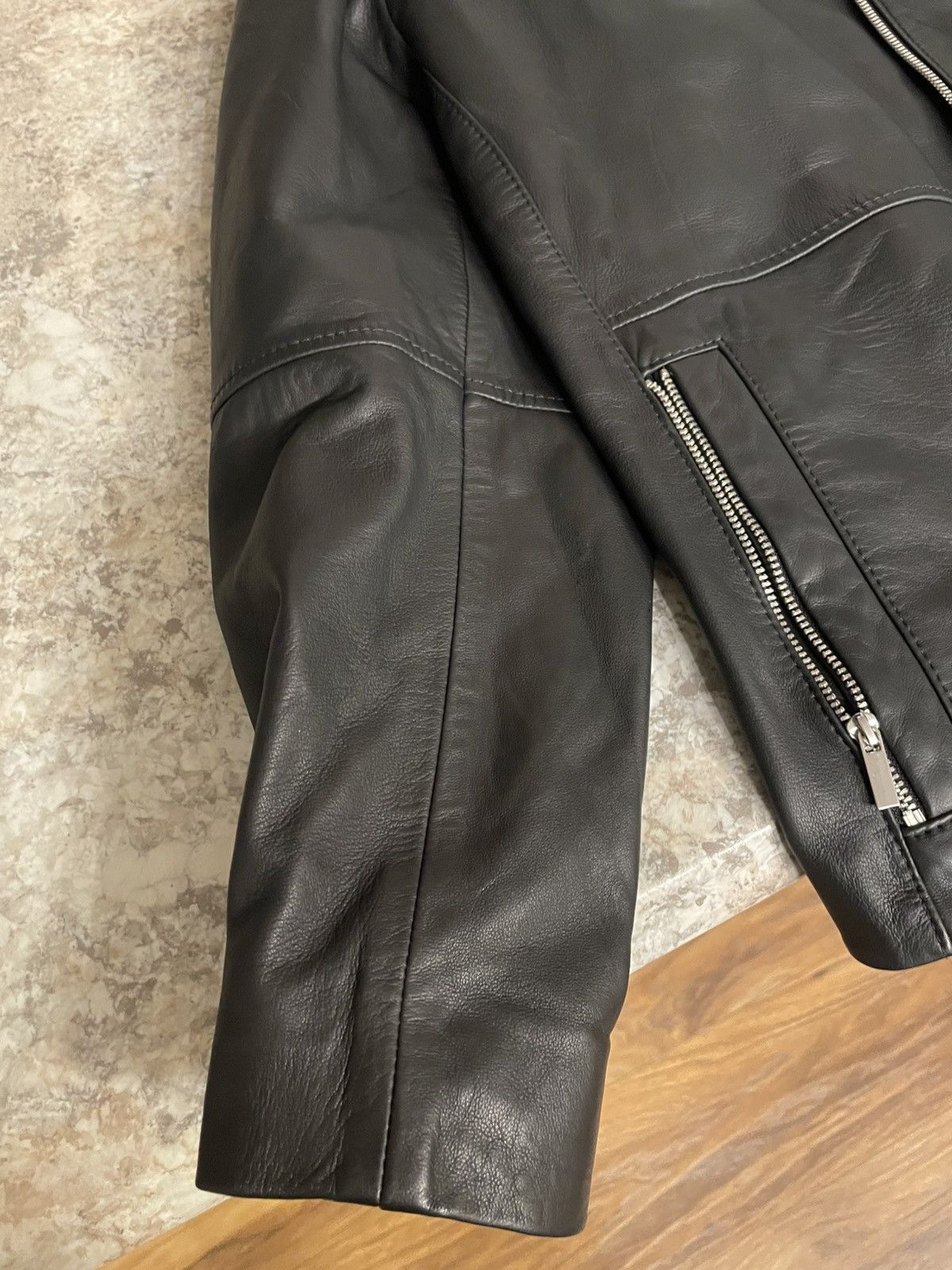 Wilsons Leather Lamb skin leather jacket Size US XL / EU 56 / 4 - 8 Thumbnail