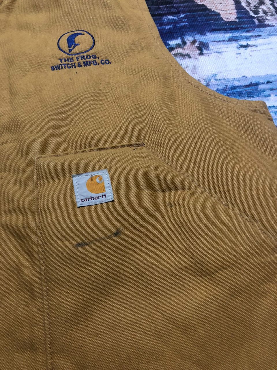 Carhartt Carhartt Brown The Frog Switch & Mfg.Co Vest Quilted lining Size US L / EU 52-54 / 3 - 7 Thumbnail