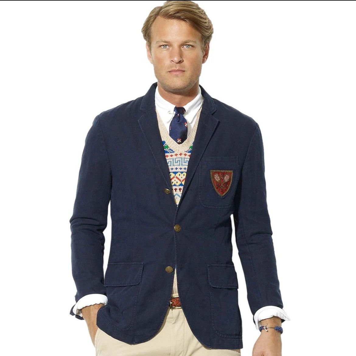 Polo Ralph Lauren Ralph Lauren - Vintage Crest Tennis Blazer Size 40R - 12 Thumbnail