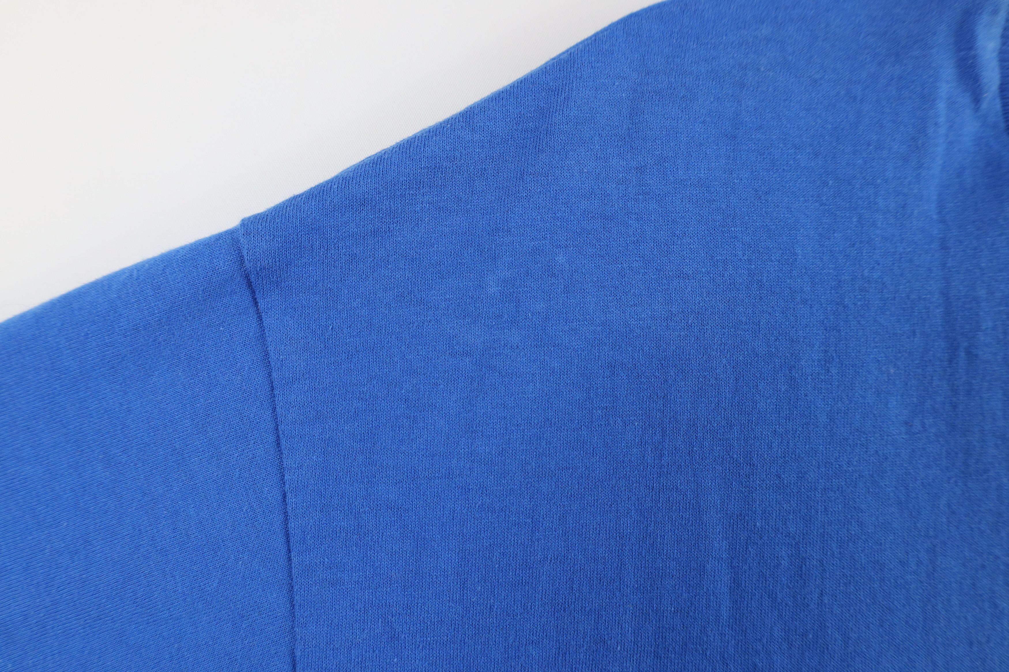 Hanes Vintage 90s Hanes Heavyweight Short Sleeve T-Shirt Blue USA Size US L / EU 52-54 / 3 - 7 Thumbnail