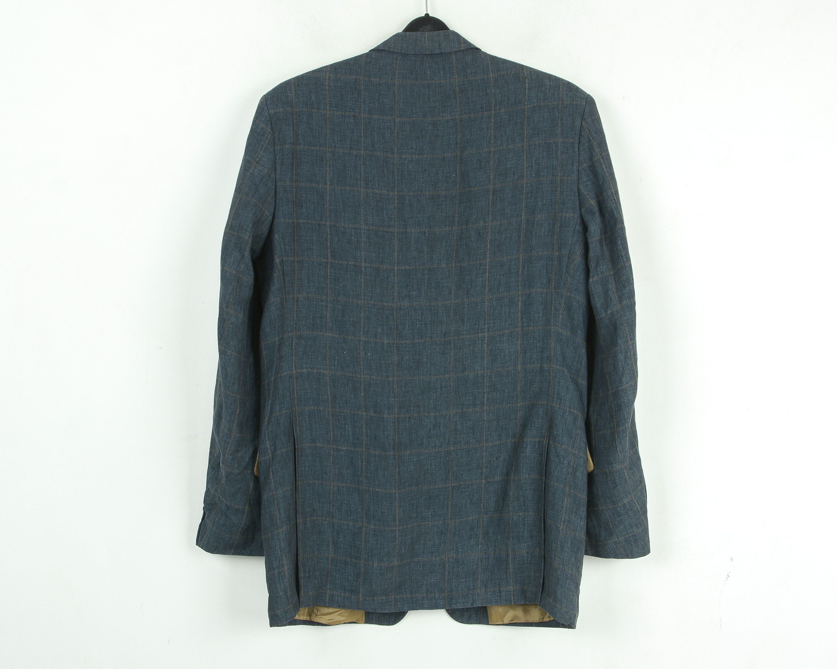 Other ROY ROBSON UK 40 US Linen EU 50 Plaid Blazer Suit Jacket Top Size 40R - 4 Thumbnail