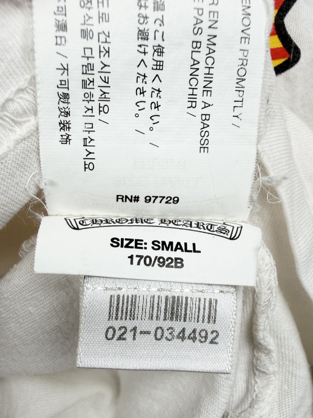 Chrome Hearts Chrome Hearts Vine Hairy Dagger Scroll Logo Pocket Tshirt Size US S / EU 44-46 / 1 - 8 Thumbnail