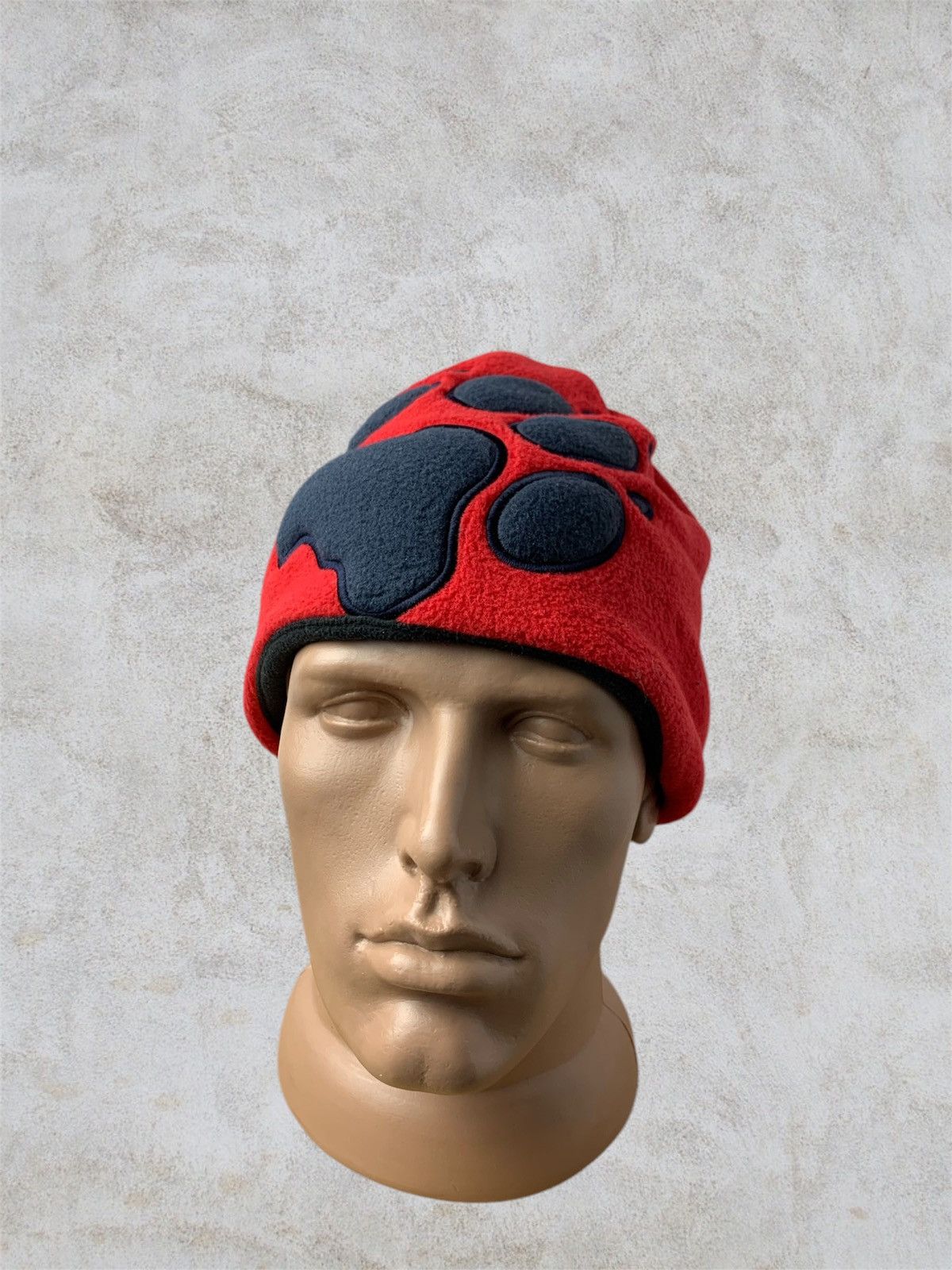 Jack Wolfskin × Vintage Jack wolfskin fleece hat big logo Size ONE SIZE - 1 Thumbnail