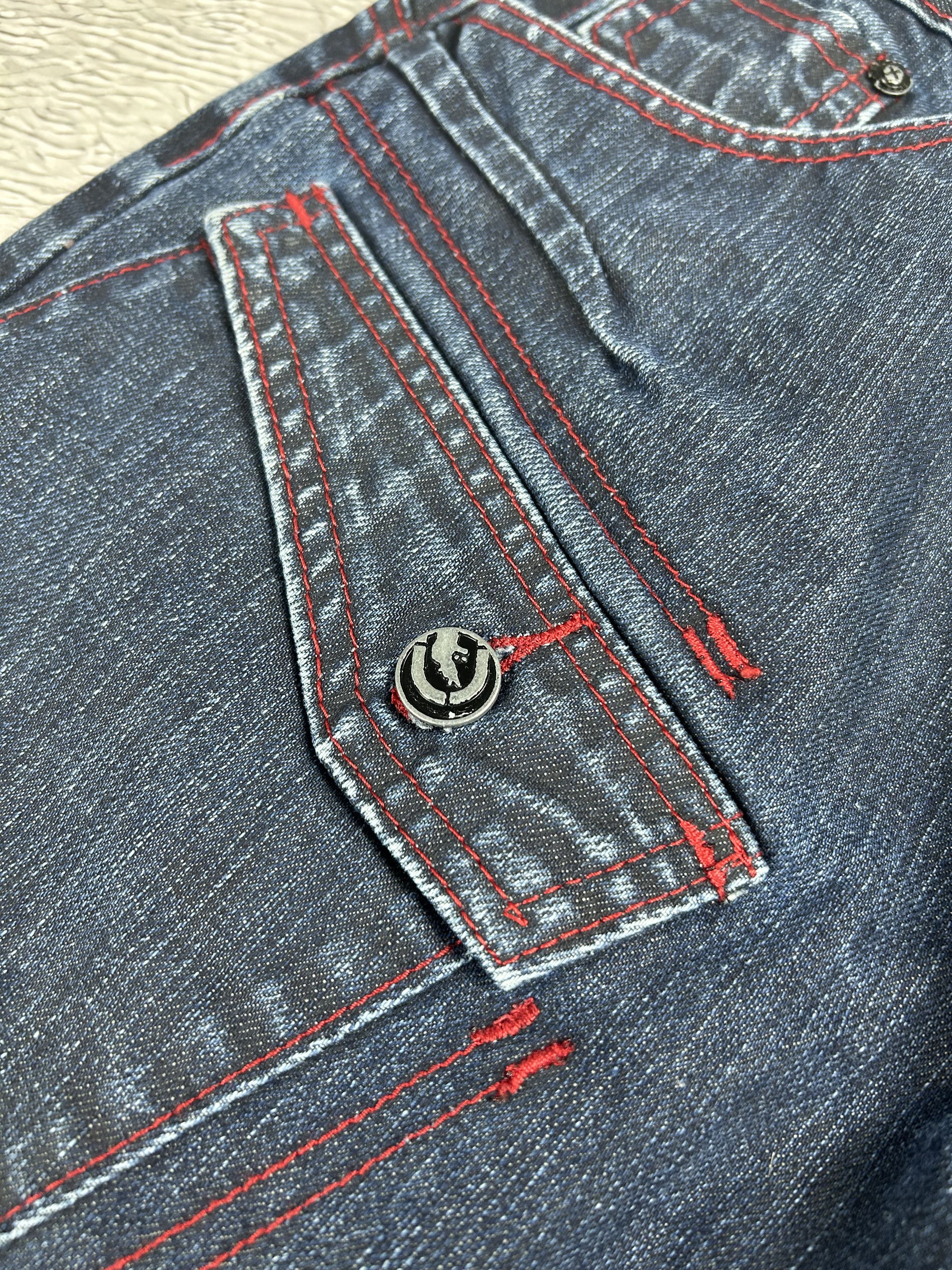 Ecko Unltd. × JNCO × Japanese Brand Ecko Unltd. vintage cargo jeans Baggy big logo Streetwear Size US 34 / EU 50 - 12 Thumbnail