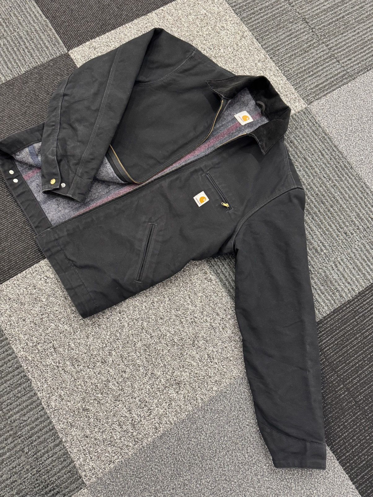 Carhartt Carhartt Detroit Jacket J01 BLK usa vintage og Size US L / EU 52-54 / 3 - 3 Thumbnail