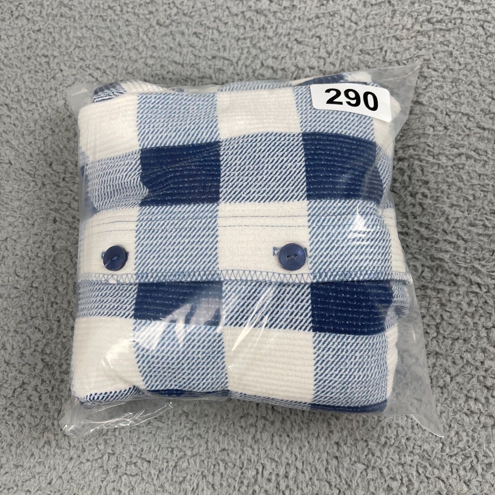 Route 66 Route 66 Flannel Long Sleeve Blue Plaid Shirt Snap Button Size US XL / EU 56 / 4 - 6 Thumbnail