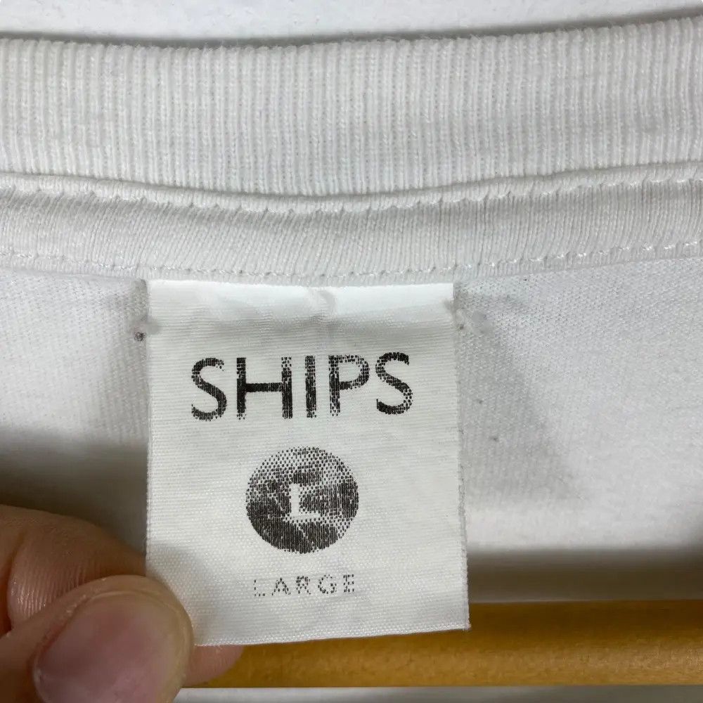 Japanese Brand Japanese Brand SHIPS SUPERSONIC Staff Graphic Tee Shirt Size US L / EU 52-54 / 3 - 6 Thumbnail