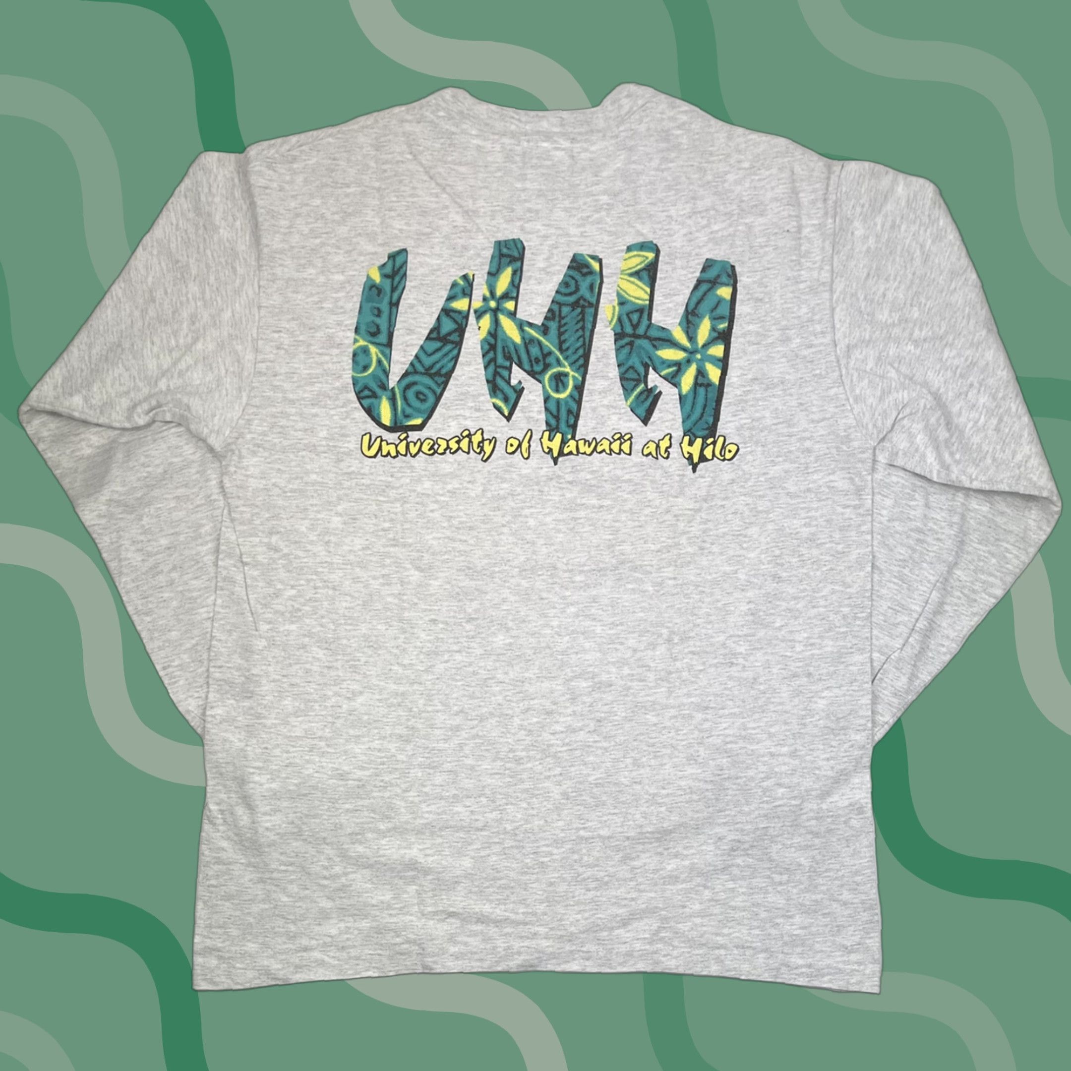Anvil VINTAGE Hawaii University Shirt Anvil Graphic Tee L Men's 1980s Gray Short Sleeve Hawaii Decade 80s USA Original Size US L / EU 52-54 / 3 - 1 Thumbnail