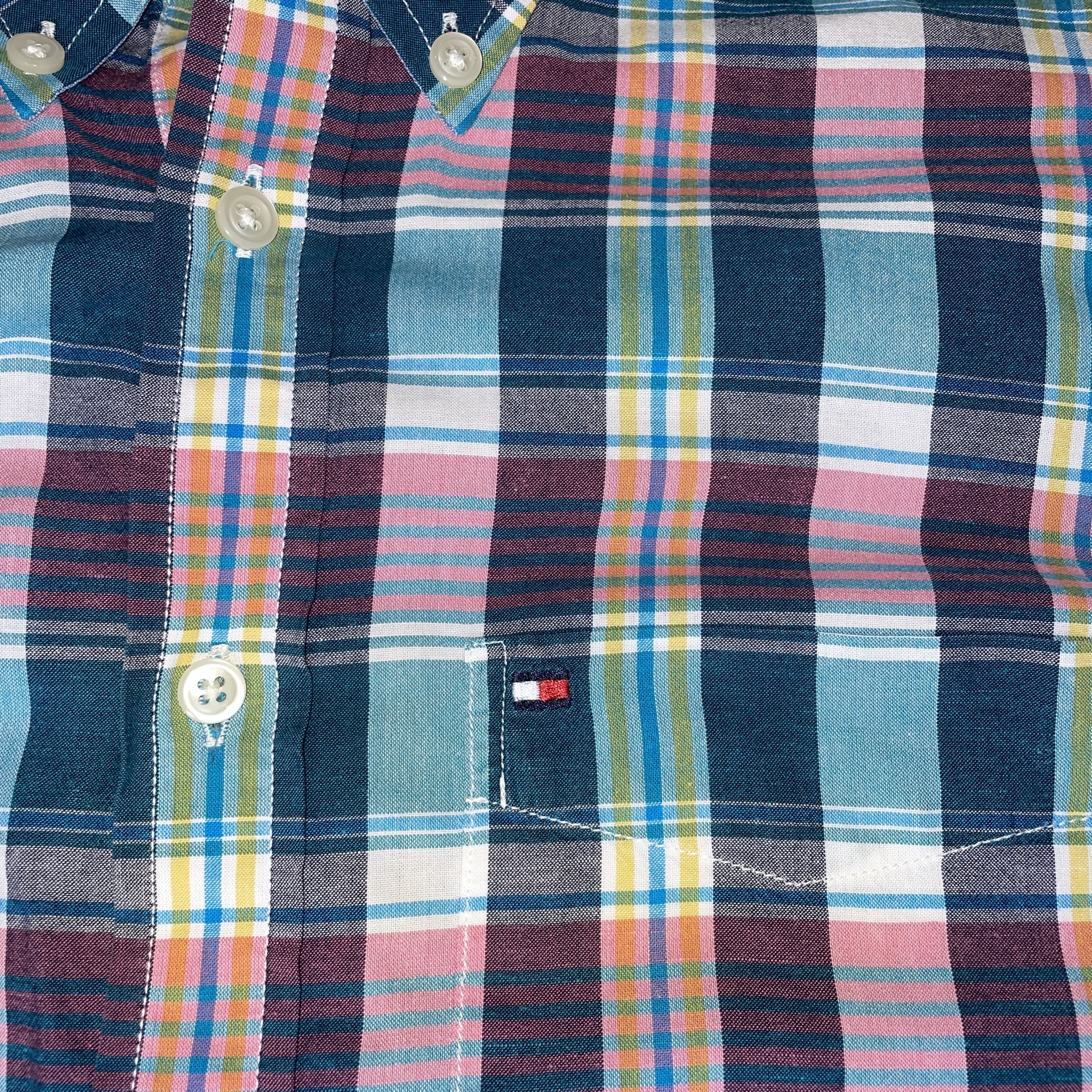 Tommy Hilfiger Tommy Hilfiger Men's Custom Fit Shirt Fashion Size S Size US S / EU 44-46 / 1 - 2 Thumbnail