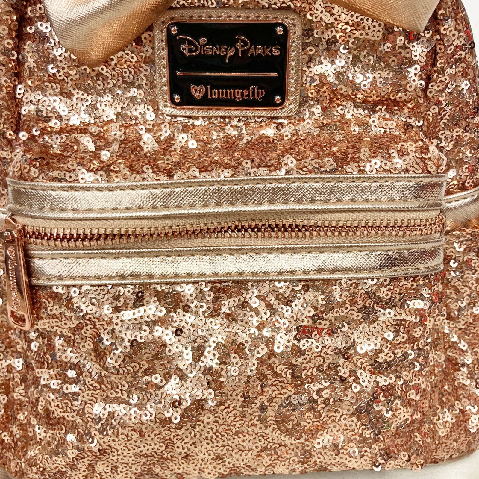 Other Disney Loungefly Pink Sequin Backpack Size ONE SIZE - 3 Thumbnail